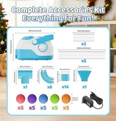 Air-Powered STEM Building Toys – Bluetooth Learning Toys with Wireless Music …