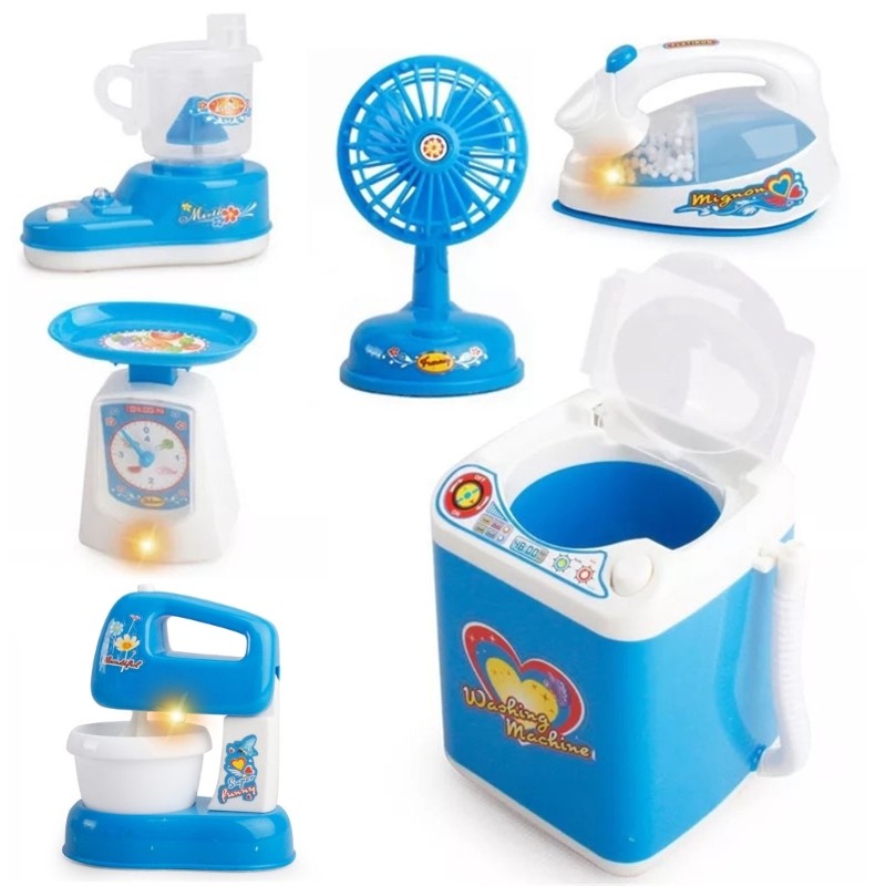 Educational Toy Kitchen Appliances 6Pcs Set for Children Creative Playing