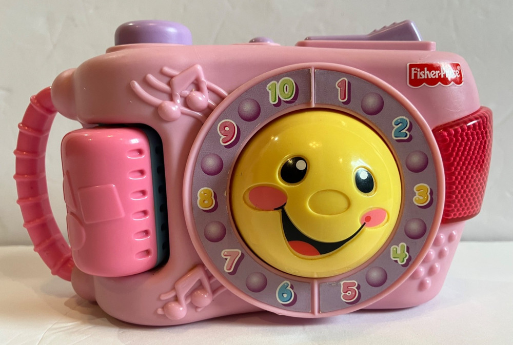 Fisher Price Laugh and Learn Learning Camera Songs Sounds Mattel 2009 Rare