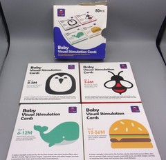 Baby Visual Stimulation Brain Development Cards – 4 Ages Groups -80 Cards- 0-36m