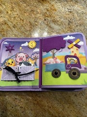 My First Farm Busy Book for Toddlers Montessori Activity Quiet Books New~