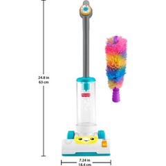 Learn 2-in-1 Vacuum Toddler Electronic Learning Toy with Lights & Music