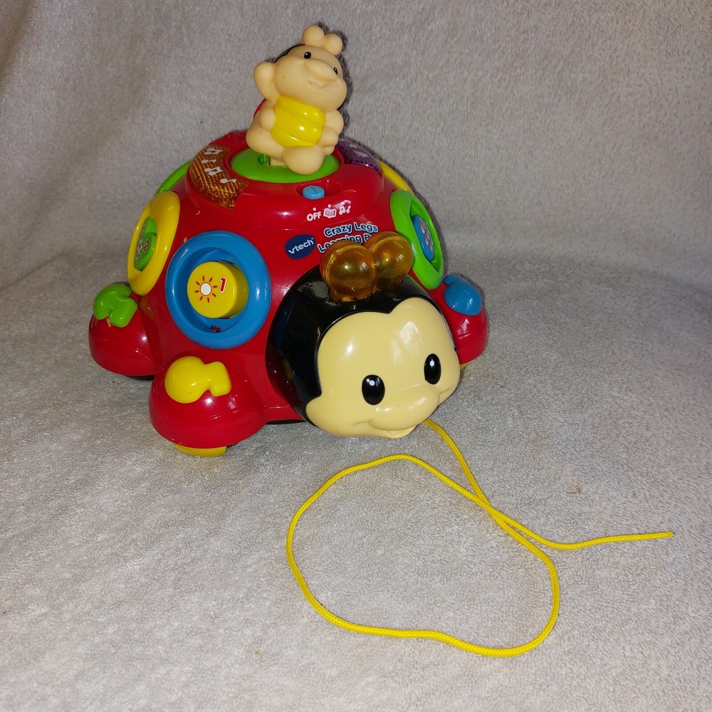 Vtech Crazy Legs Learning Bug Musical Light-up Talking Ladybug #0662 Pre-owned