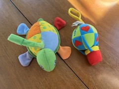 Baby Toy Lot Sensory Plush Rattles Soft Book Lovey Teether Infant Bundle