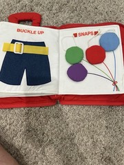 deMoca Quiet Book Soft Activity For Baby Fine Motor & Sensory Skills