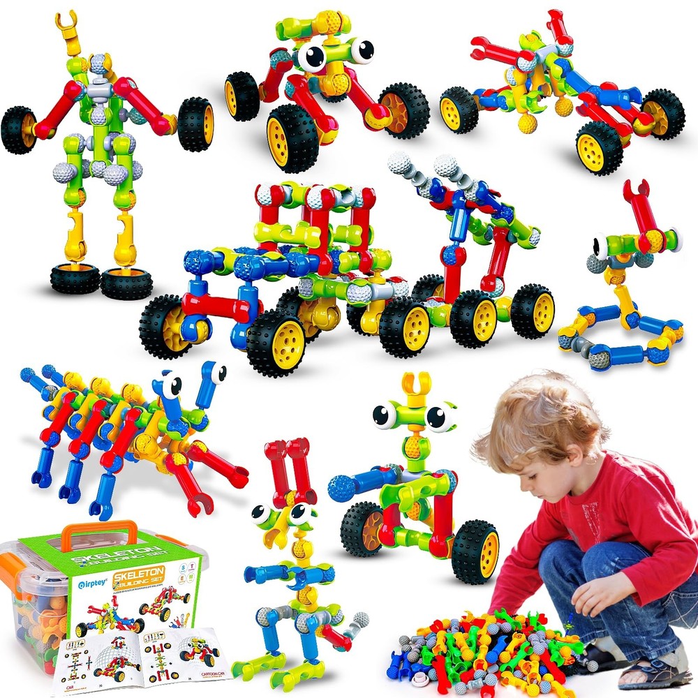 Kids STEM Building Toys for 3 4 5 6 7 8+ Year Old Boy Girl Birthday Gift, 186…