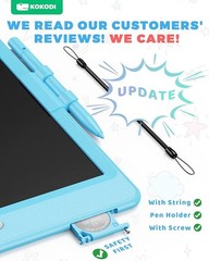 KOKODI LCD Writing Tablet, Valentines Day Gifts for Kids，10 Inch Colorful Toddle
