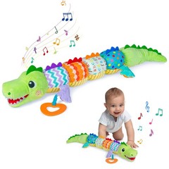 Baby Boy Toys for 0 3 6 9 12 Months, Soft Tummy Time with Multi Textures,Ratt…