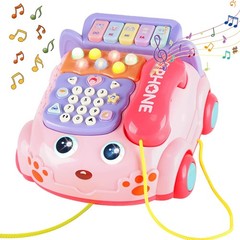 Baby Phone Toy,Baby Toy Phone Cartoon Baby Piano Music Light Toy Children Pre…