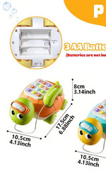 Multi-function Musical Turtle Crawling Baby Toys for 6m+ Baby Educational Music
