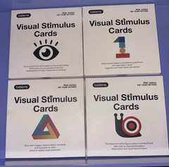 Beiens Baby Visual Stimulus Cards High Contrast Black White 0–6 Months