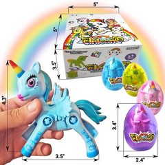 Multicolor Christmas Unicorn Eggs Toys for 3-5 Year Old Girls Birthday Gift Kids