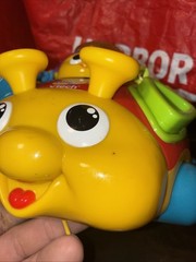 VTG Vtech Crazy Legs Learning Bug Musical Talking Shapes Colors Toddler Pull Toy