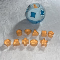 Vintage Tupperware Shape-O-Ball Classic Shape Sorter Toy by Tupperware Complete