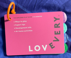 Lovevery Play Guide, The Explorer Play Kit, 9-10 Months, Baby Toys Book Guide