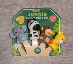 Magic Years Jungle Finger Puppets (4 pc Set) Playtime & Bathtime