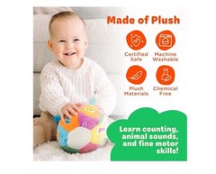 Move2Play Interactive Baby Crawling Ball, 30+ Songs & Sounds. Toy 6-36 Months.