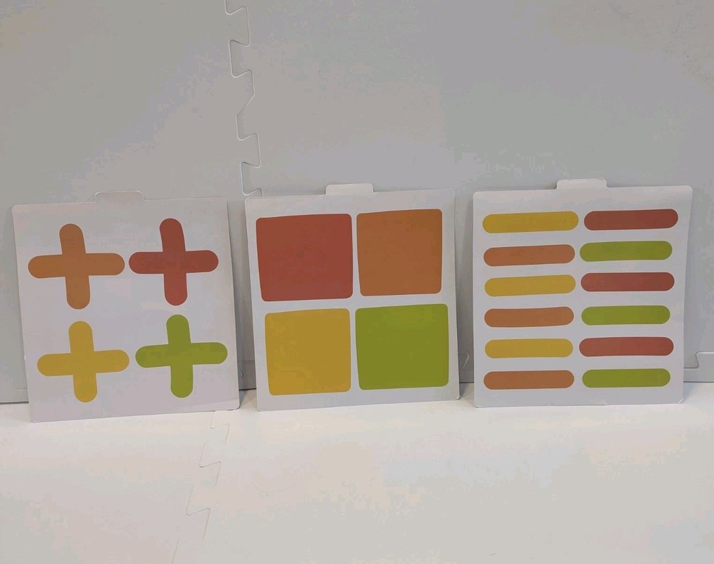 LOVEVERY Set of 3 Replacement Pattern Cards – Mosaic Button Board Companion Kit