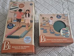 B. toys Sensory Development Balance & Hop Beams & Stepping Stones – 2 Boxes