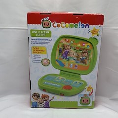 COCOMELON Sing & Learn Laptop Learning Toy Kids Games Letters Numbers Shapes NEW