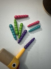 TopBright Motor & Senses Toys for 24 Months + Magnetic Feed The Woodpecker Worms