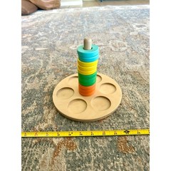 Lovevery Flexible Ring Stacker Montessori Wooden Baby Toddler Learning Toy