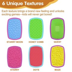 Sensory Magnetic Fidget Toys for Kids Adults, Silicone Fidget Slider Stress A…