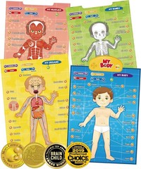 Interactive Educational Anatomy Toy – i-Poster My Body for Kids Ages 5-12