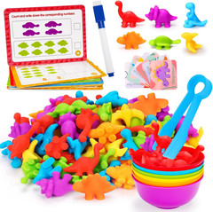 Counting Dinosaurs Montessori Toys for 3 4 5 Years Old Boys Girls Toddler Manipu