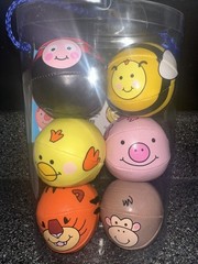 Lakeshore Little Hands Animal Balls Set of 6 Brand New Sealed
