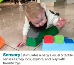 CRAWLIGATOR Tummy Time Mobility Toy Infant 4-12 Months Slate Developmental NEW