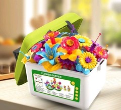 Toddler Girls Toys for 3-7 Years Old, 81Pcs Flower Garden Building Set