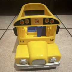 CoComelon Yellow Vehicle Activity Toy Steering Wheel Dashboard, Motor Skills