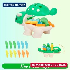 Hirger Fine Motor Dinosaur: Sensory Toys for Toddler 1-3 Year Old, Montessori Pr