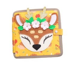 Busy Book Montessori Activity Felt Quiet Book Education Learning Travel Toys