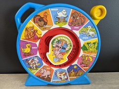 Mattel 1989 THE FARMER SAYS See N’ Say Animal Sounds Learning Toy WORKS!