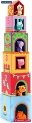 DJECO – Topanifarm Blocks – Build a Farm, Wooden Blocks & Animal Toys – Sorting
