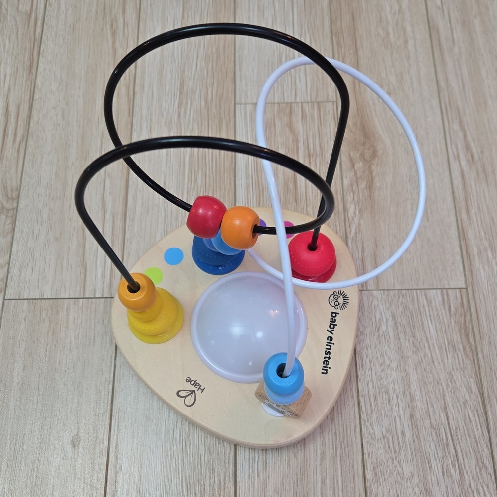 Baby Einstein Hape Multicolor Wooden Bead Maze Learning Toy for Motor Skills