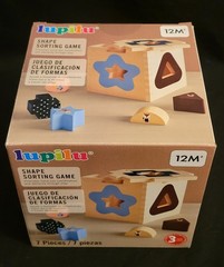 Lupilu Shape Sorting Box Game 12M+ BRAND NEW