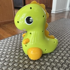 Bright Starts Go Go Dino Crawl And Count Toy: Music, Lights Up, Moves