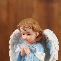 2pcs Little Angel Resin Figurine Beautiful Angel Figurine, Tabletop Statue