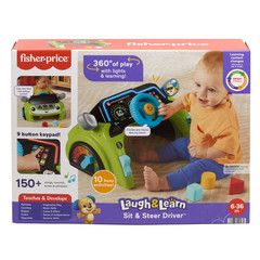 Fisher-Price Laugh & Learn Sit & Steer Driver Learning Toy Baby Toy Ages 6-36M