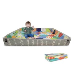 Infantino Foldable Soft Foam 57.8 inches x x 1 inch, Multi-color