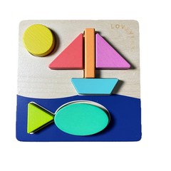 Lovevery Double-Sided Sunny Day Puzzle + Begin Again Bee & Fruits Bundle