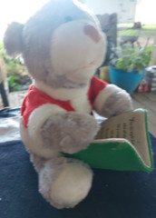 Cuddle Barn Holiday Animated Story Time Plush Teddy Bear-Night Before Christmas
