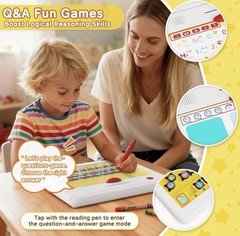 Magnetic Learning Toy for Kids 3+ Letters, Numbers, and Image Reading Game!!