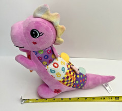 Baby Dinosaur Toy Musical, Crinkle, Teether & Rattle Infant Sensory 12″ Plush