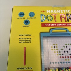 Magnetic Board Dot Art Designer Color by Number Toy Mess Free Stencil Art