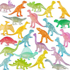 96 Piece Dinosaur Toys for Kids(24 Style), Mini Dinosaur Figure Set | Assorted
