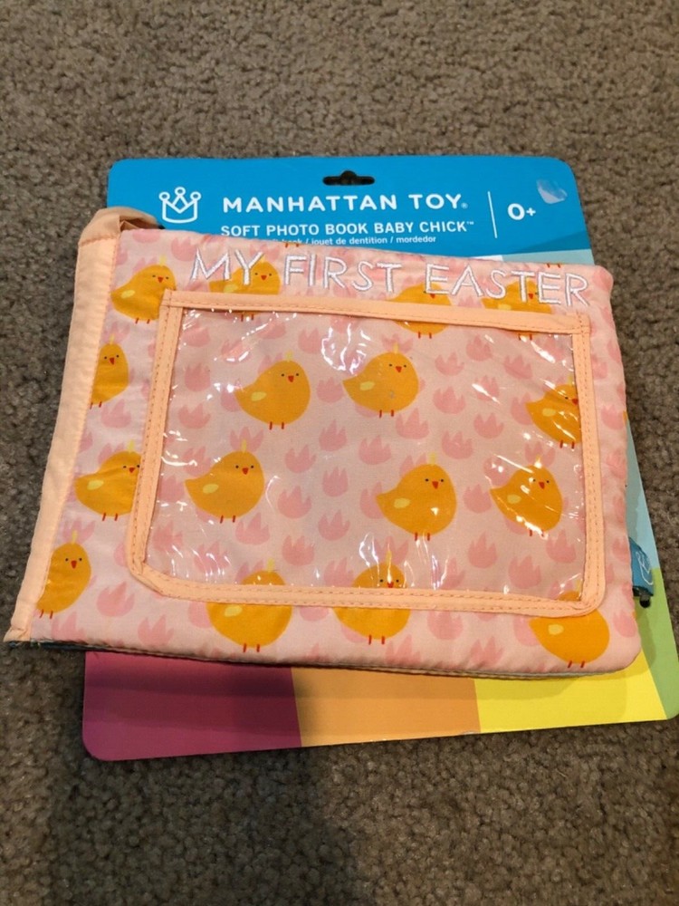 Manhattan Toy Soft Baby Photo Book 0 M+ Holds up to (5) 4″ x 6″ photos